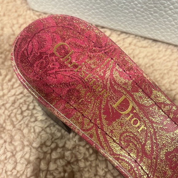 Christian Dior DWAY HEELED SLIDE New in box - Picture 10 of 13